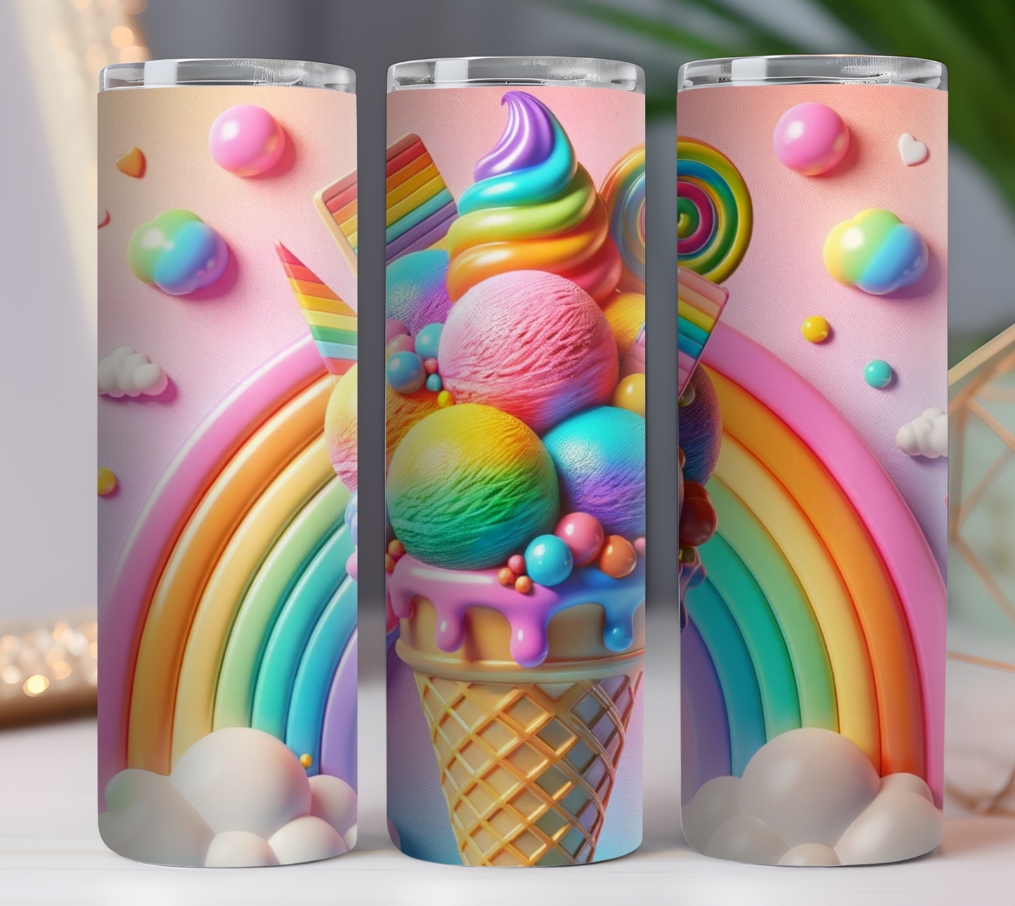 tumbler de 20 oz crème glacée