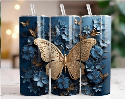 tumbler de 20 oz papillon