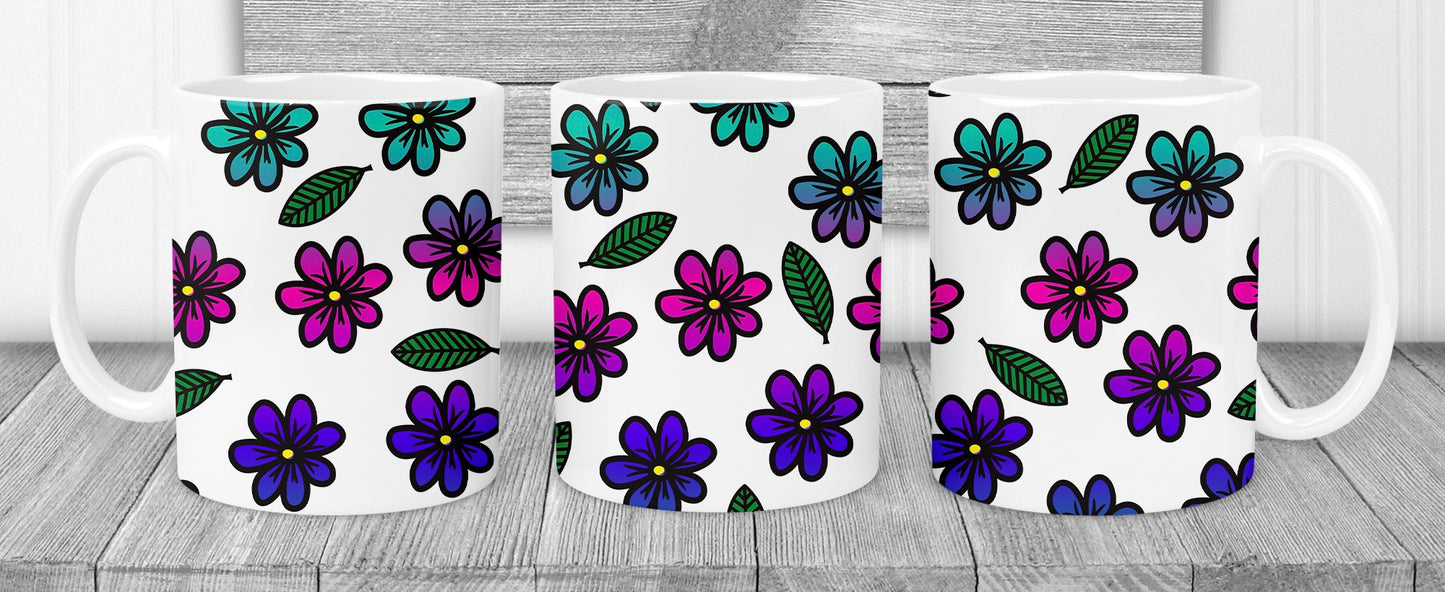 Tasse 11oz Florales