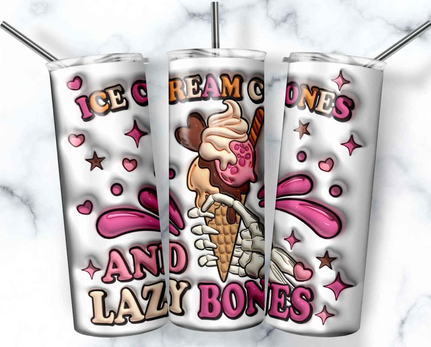 tumbler de 20 oz crème glacée