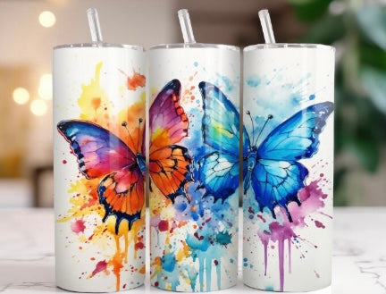 tumbler de 20 oz papillon
