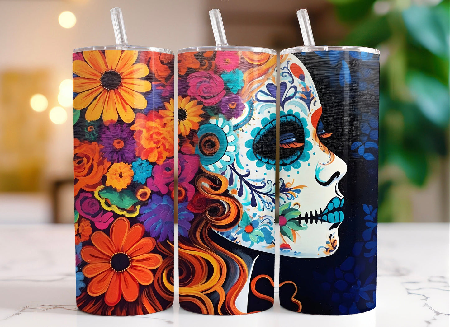 tumbler de 20 oz La Catrina