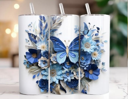 tumbler de 20 oz papillon