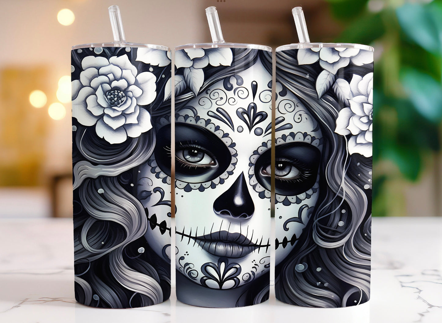 tumbler de 20 oz La Catrina