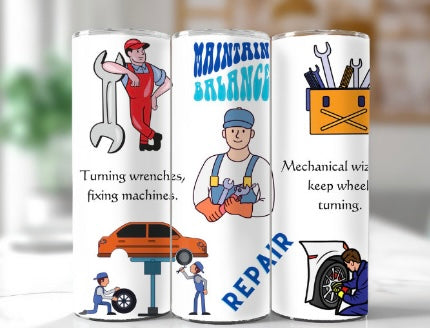 tumbler de 20 oz mécaniques