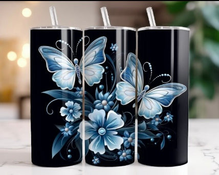 tumbler de 20 oz papillon