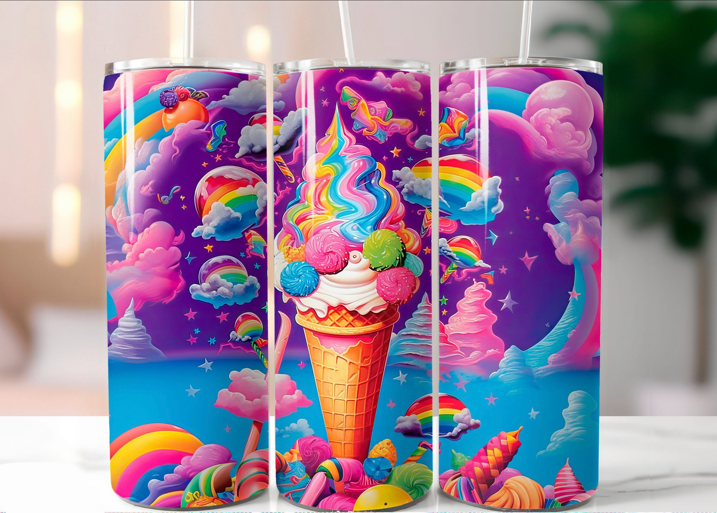 tumbler de 20 oz crème glacée