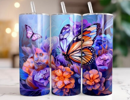 tumbler de 20 oz papillon