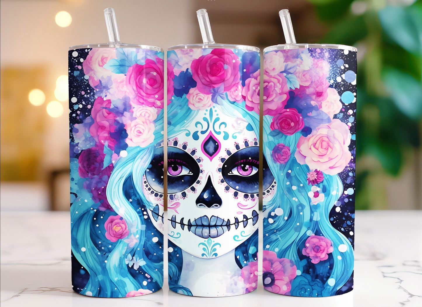tumbler de 20 oz La Catrina
