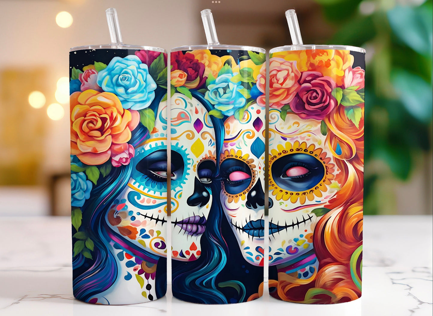 tumbler de 20 oz La Catrina