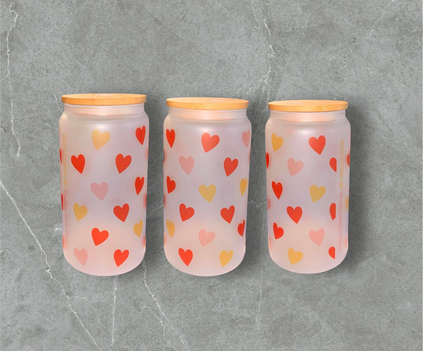 Glass tumbler with glass straw