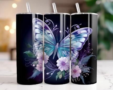 tumbler de 20 oz papillon