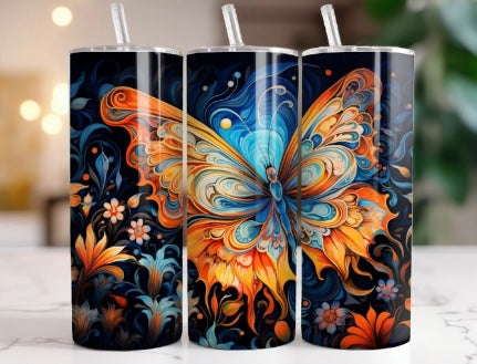 tumbler de 20 oz papillon