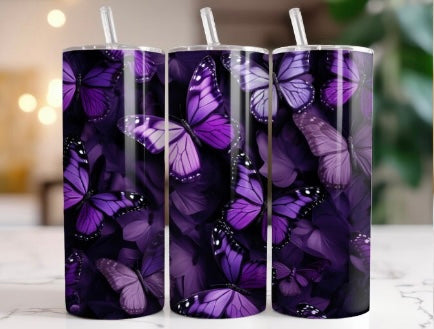tumbler de 20 oz papillon
