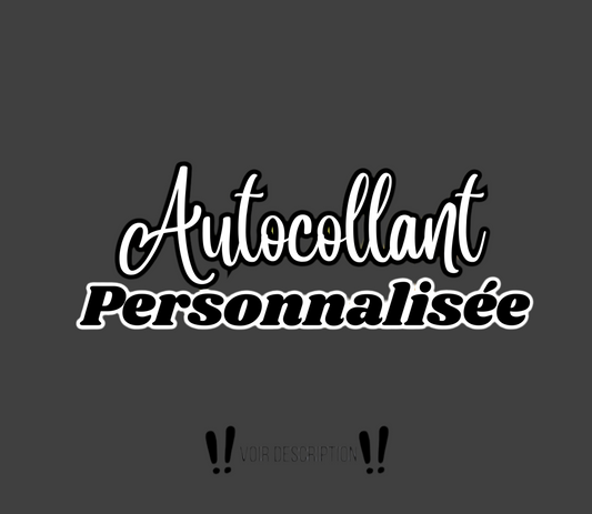 Autocollant Personalisé