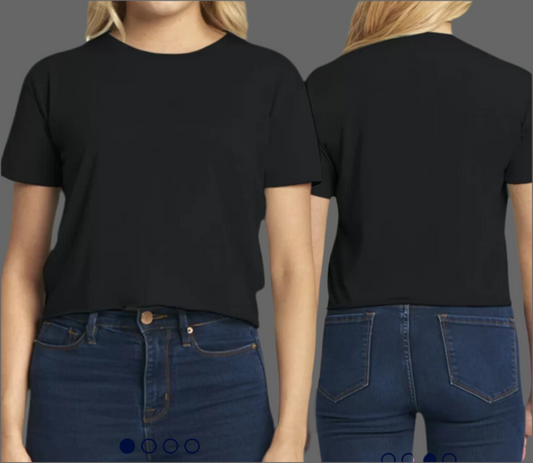 Crop top Short sleeve Customize me